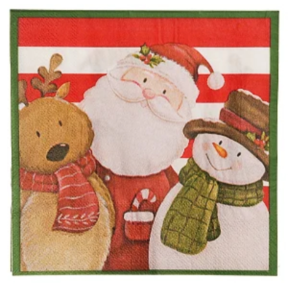 Guardanapo Turma Do Noel 33x33 De Natal 20un - Cromus