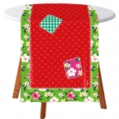 Trilho De Mesa Tecido Ll 40 X 200 Cm Arraiá Un - Regina