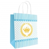 Sacola Papel Kraft Principe Tamanho 18cm X 09cm X 24cm 10 Un