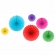 Kit Leque Decorativo Colorido 6 Un
