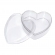 Caixa Acrilica De Coração Tasil 15cm X 18cm