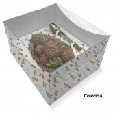Caixa De Páscoa Ovo Colher 250g Colorida Un - Emporio Box