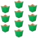 Cachepot Montado Médio Verde Bandeira 10 Un
