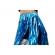 Saia De Carnaval Havaiana Metalizados Azul 40cm