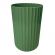 Vaso Decorativo Canelado Verde Militar Un - Tasil