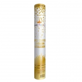 Lança Confete Dourado - 30cm Silver