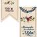 Faixa Decorativa Vertical De Tecido 1,20mx40cm Pascoa Regina