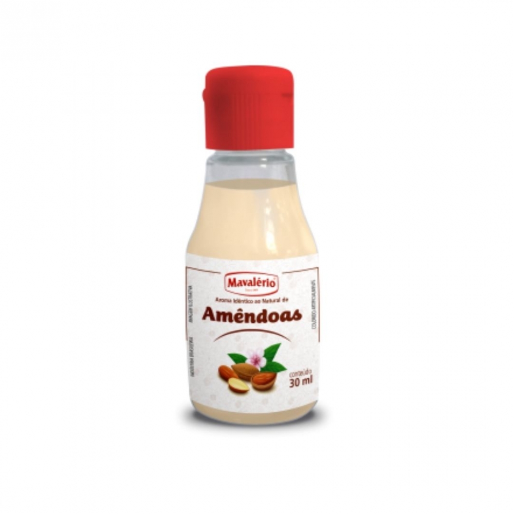 Aroma Idêntico Ao Natural Amêndoa 30ml - Mavalerio
