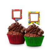 Picks Para Doce Personalizavel Arraia Regina Junina - 8un