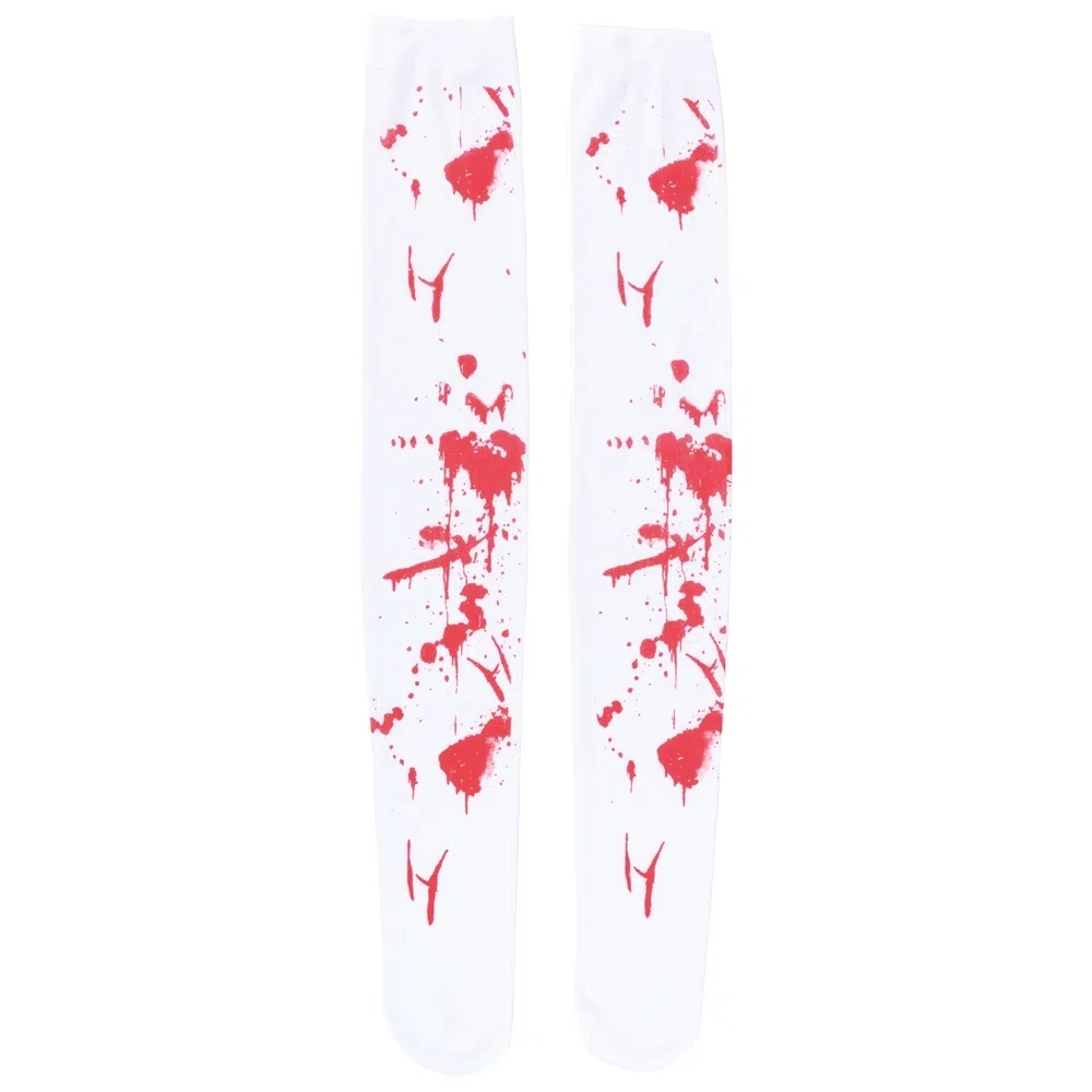 Meia Médias Sangue Halloween 1 Par - Cromus