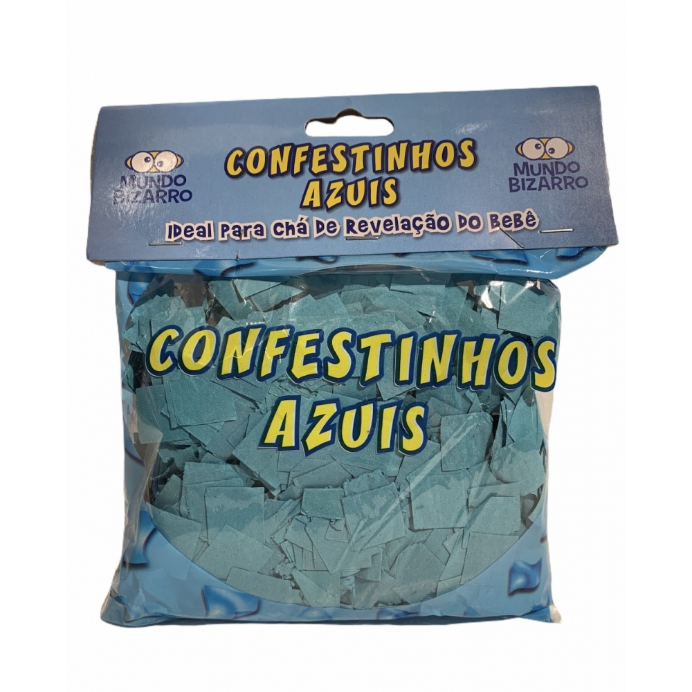 Confestinhos Colors Azul 120grs - Mundo Bizarro