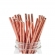 Canudo De Papel Rose Gold Artlille 12un