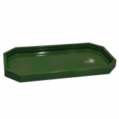 Bandeja Decorativa Lapidada Verde Militar Un - Tasil