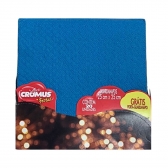 Guardanapo Azul Royal Texturizado 25x25 Cromus - 20un