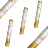 Lança Confete Dourado - 30cm Silver