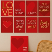 Cartaz Decorativo Romântico Cromus - 8un