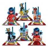 Decoração De Mesa Ladybug Miraculous 6 Un - Regina