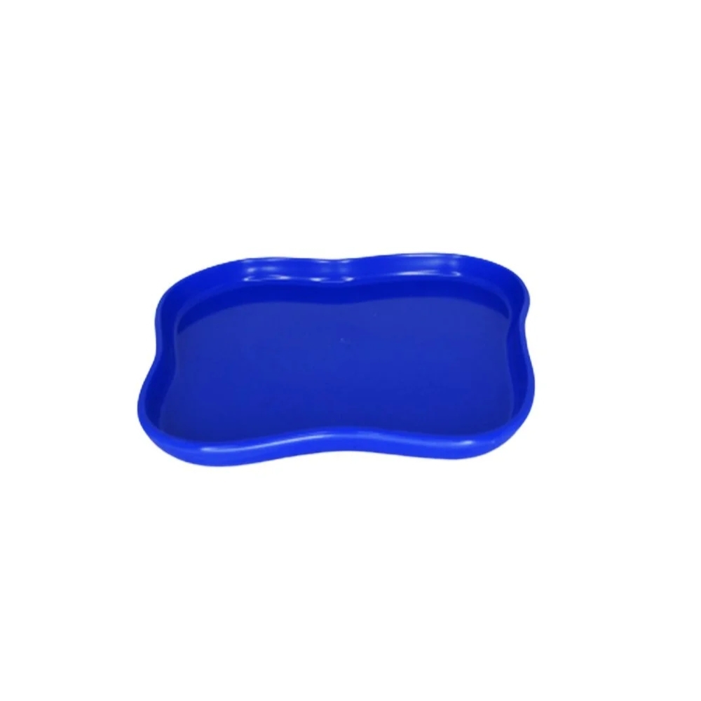 Bandeja Orgânica Azul Bic 18cm Un - Sóboleiras