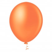 Balão Látex Redondo 9 Laranja 50 Un - Pic Pic