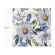 Guardanapo Flores Lilas 32x32 Silver - 20 Un