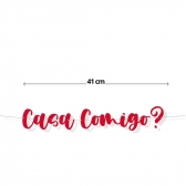 Faixa Decorativa Lettering Casa Comigo - Cromus