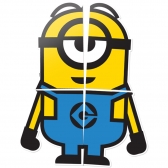 Painel Decorativo 90 X 111 Cm Minions Un - Festcolor