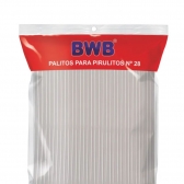 Palito Pirulito Plástico Grande 50 Un - Bwb