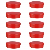 Latinha Vermelha 5x1cm 10 Un