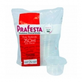 Pote Red. 250ml Com Tampa 24 Un - Prafesta