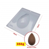 Forma De Silicone 10056 Para Ovo Lapidado 350g Un - Bwb