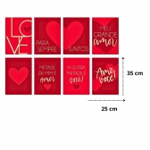 Cartaz Decorativo Romântico Cromus - 8un