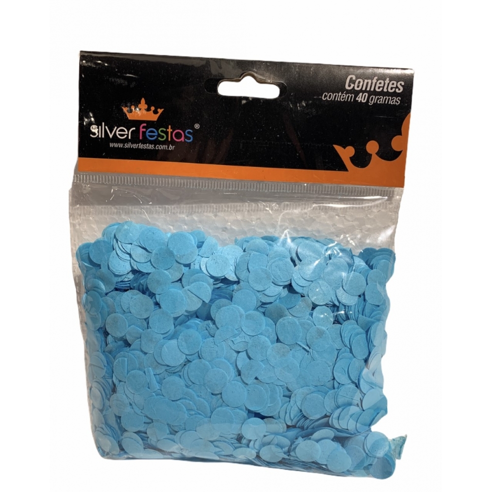 Confetes Red Azul Bebe 40 Grs - Silverfestas