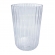 Vaso Decorativo Canelado Transparente Un - Tasil