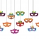 Decoração Pendurar Mascaras De Carnaval Regina 8 Un