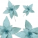Bico Papagaio Azul Claro 35cm Florarte