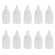 Lembrancinha Mamadeira Lisa Branco 60ml 10un