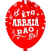 Balão Látex Premium 12 Arraiá 10 Un - Regina