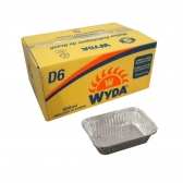 Bandeja Alumínio 500ml Com Tampa D-6 100 Un - Wyda