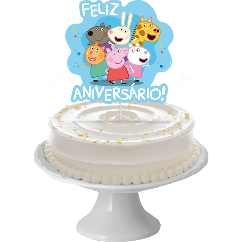 Decoração De Bolo Peppa Pig Un - Regina