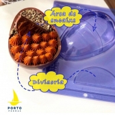 Forma Silicone Ovo Para 2 Recheios 350g Cod. 94 - Porto Formas