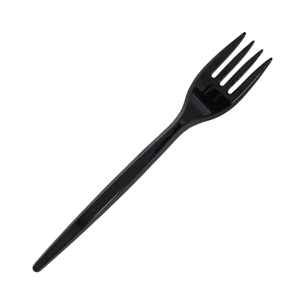 Garfo De Refeição Preto Elite Soft 50 Un