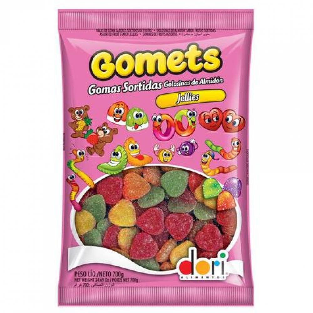 Dori Gomets Coração Frutas 700 Grs