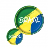 Prato Brasil 18cm 8un - Festcolor