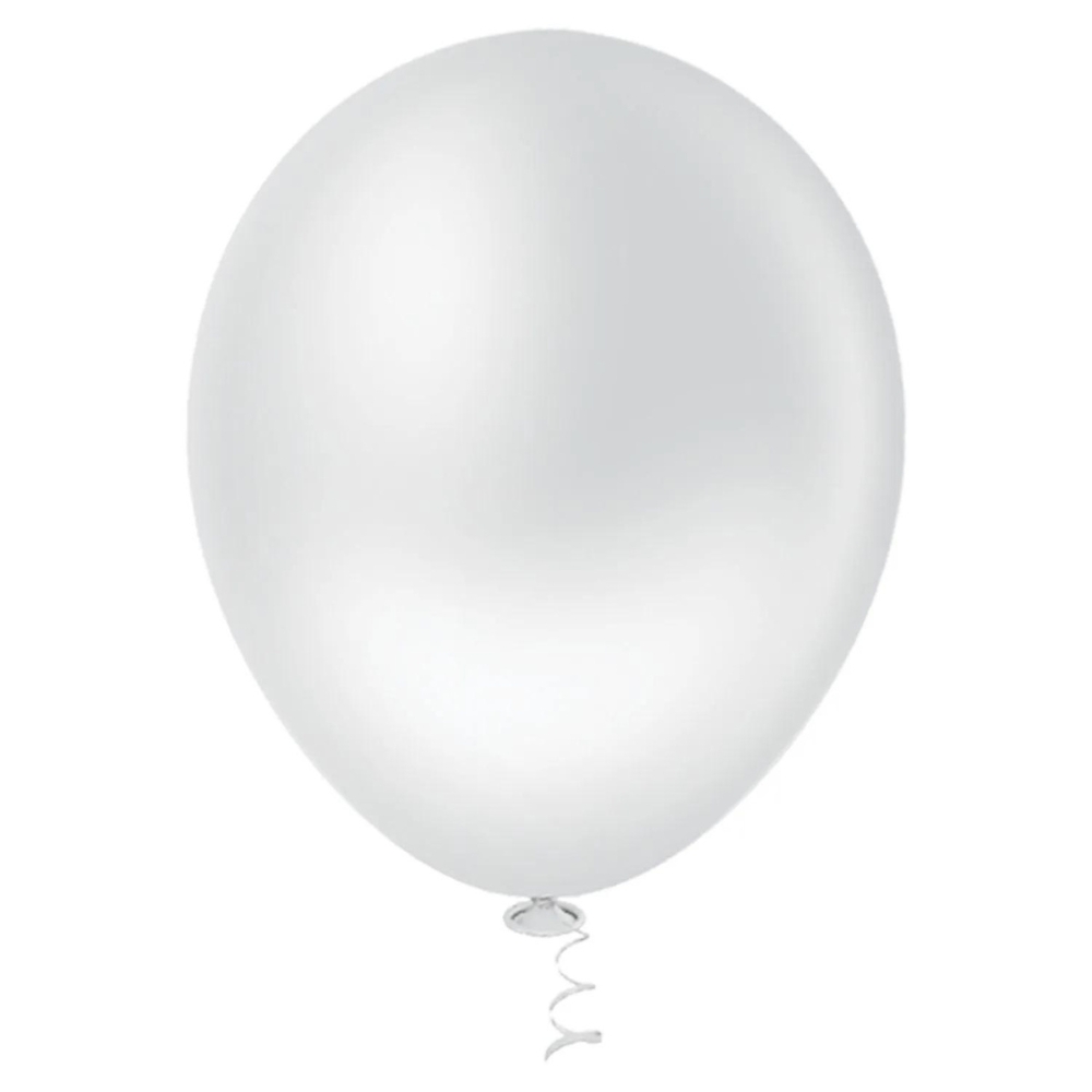 Balão Látex Pérola 9 Branco 25 Un - Pic Pic