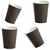 Copo De Papel Silver Preto 270ml 10 Un