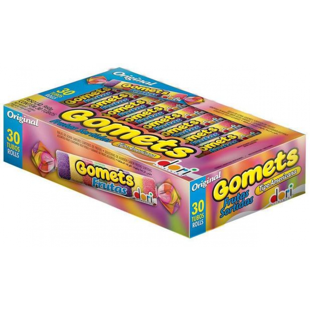 Dori Goma Tubo Frutas 30x32 960 Grs