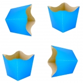 Cachepot Montado Pequeno Azul 10 Un