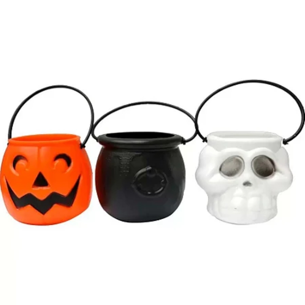 Kit De Balde Kids Halloween 3 Un - Brasilflex