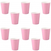 Copo De Papel Silver Rosa Bebê 270ml 10 Un