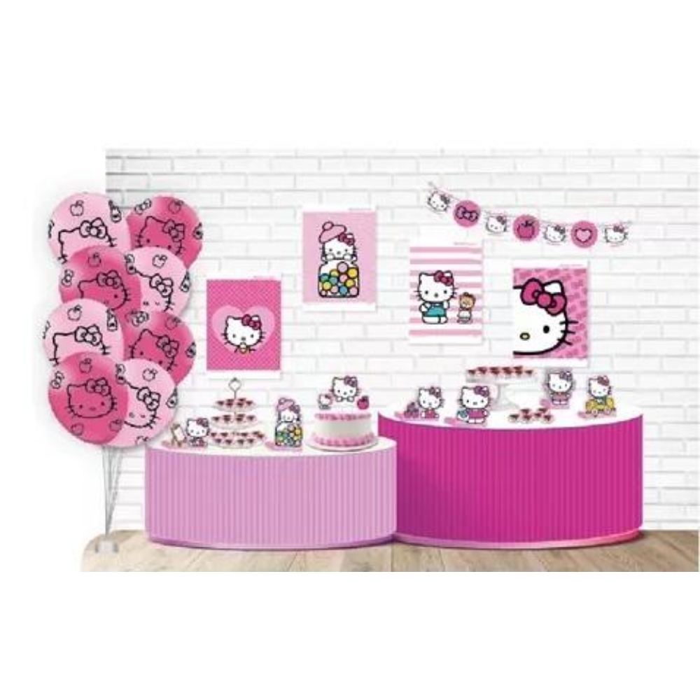 Kit De Festa Completo Hello Kitty Un - Festcolor
